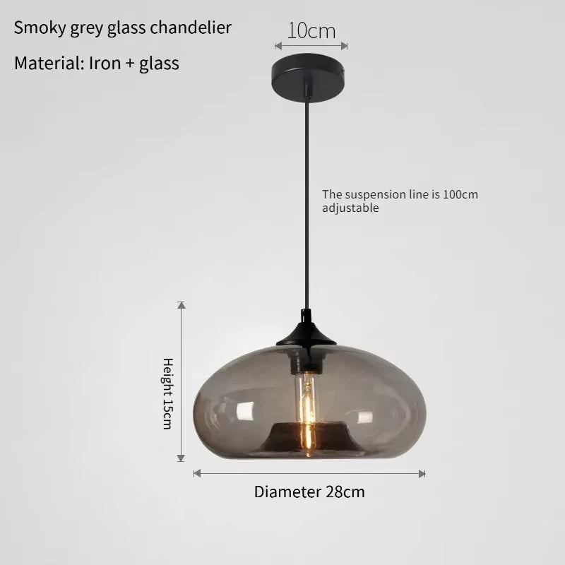 Variante gris fumé et dimensions fournies