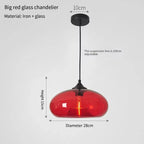Variante rouge et dimensions fournies