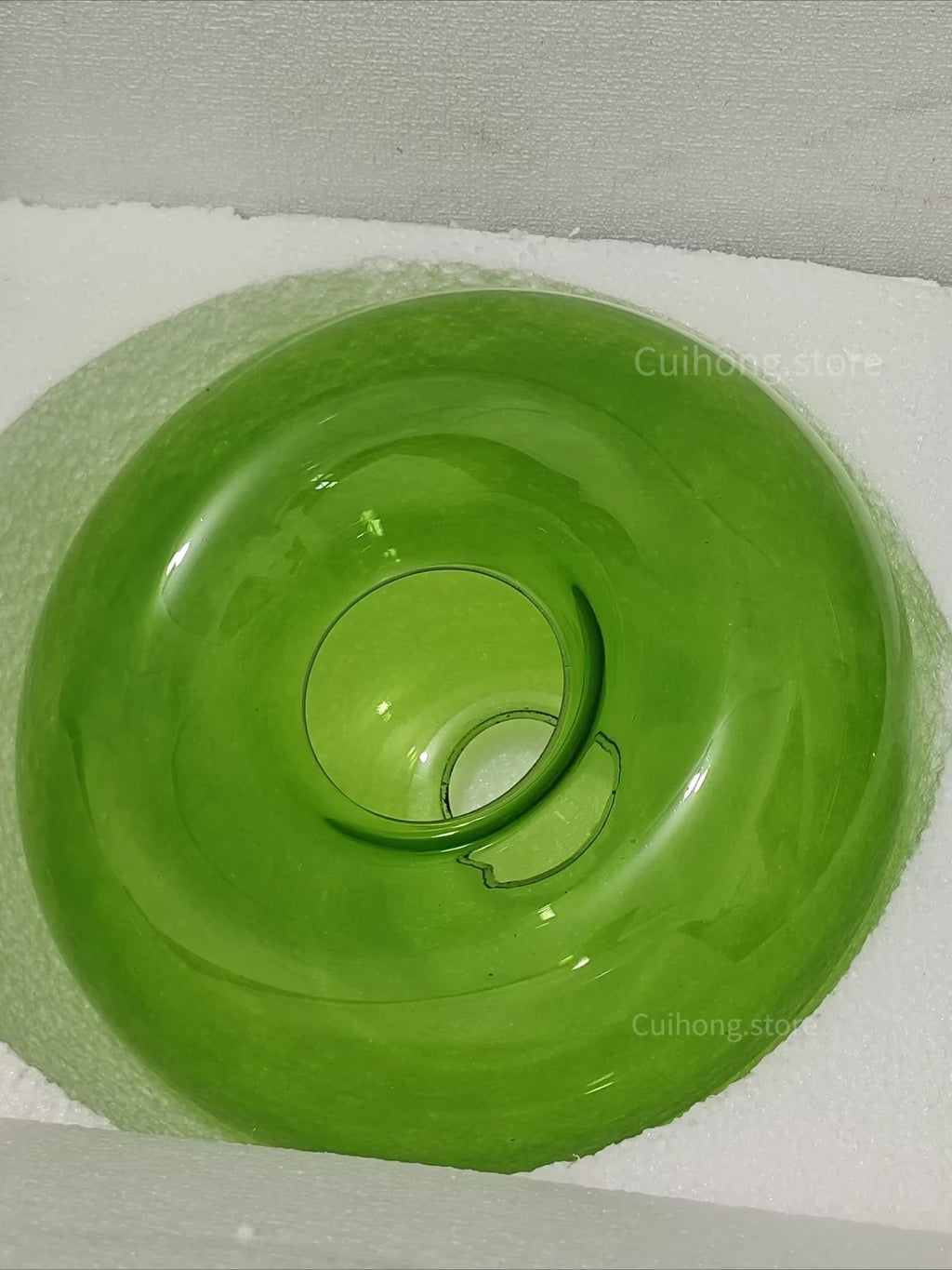 Photographie de référence du verre vert