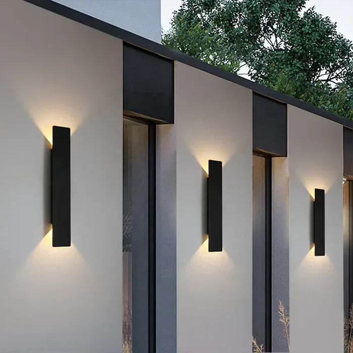 Applique Murale Extérieure – Aluminium Résistant aux Intempéries, Design Moderne