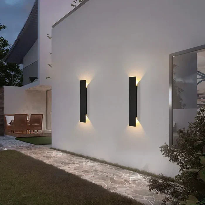 Applique Murale Extérieure – Aluminium Résistant aux Intempéries, Design Moderne - vue complémentaire
