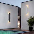 Applique Murale Extérieure – Aluminium Résistant aux Intempéries, Design Moderne pour Jardin ou Balcon