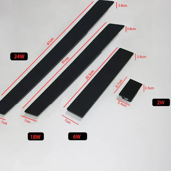 Applique Murale Extérieure – Aluminium Résistant aux Intempéries, Design Moderne pour Jardin ou Balcon