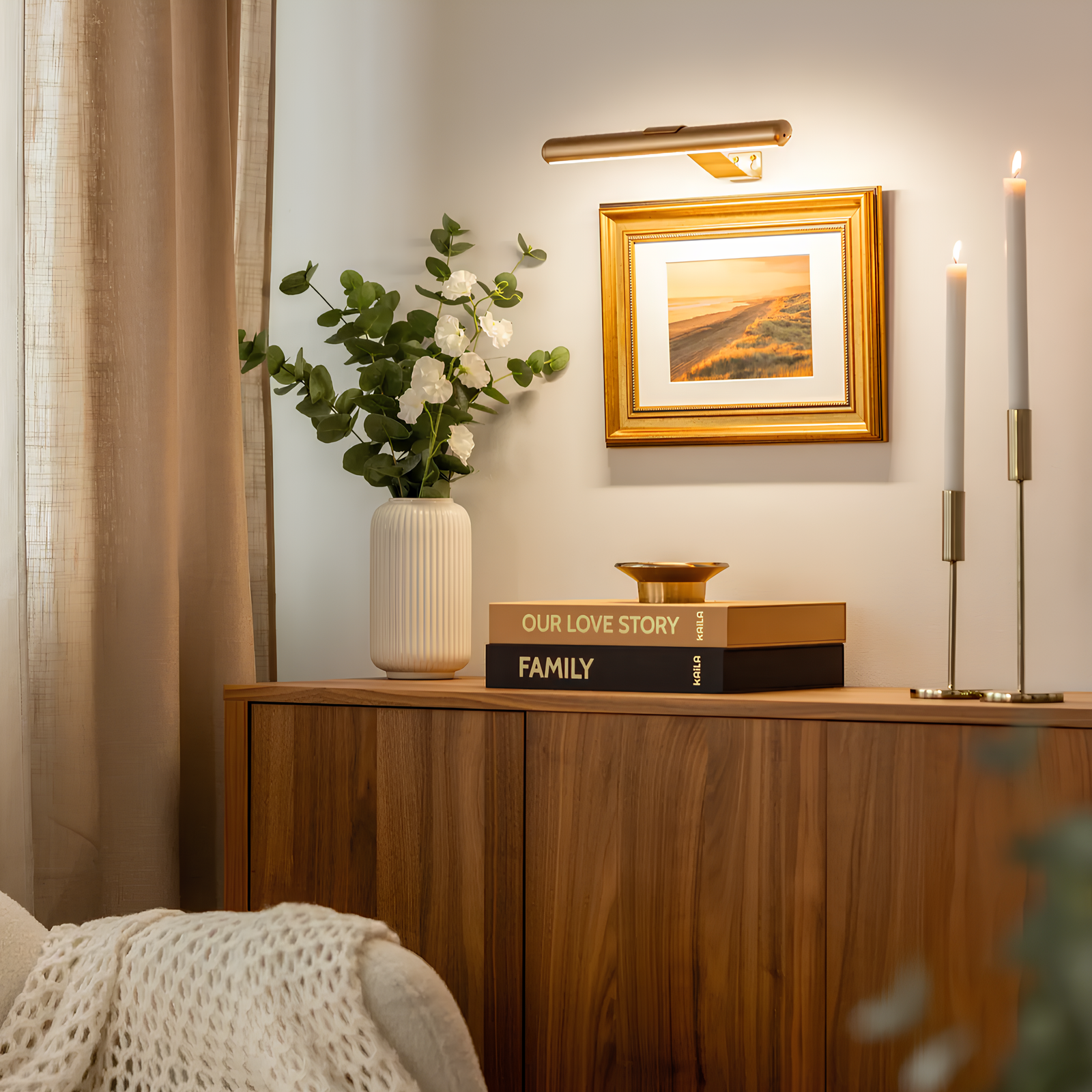 Alunéa | Applique Murale Sans Fil Dimmable – vue 1