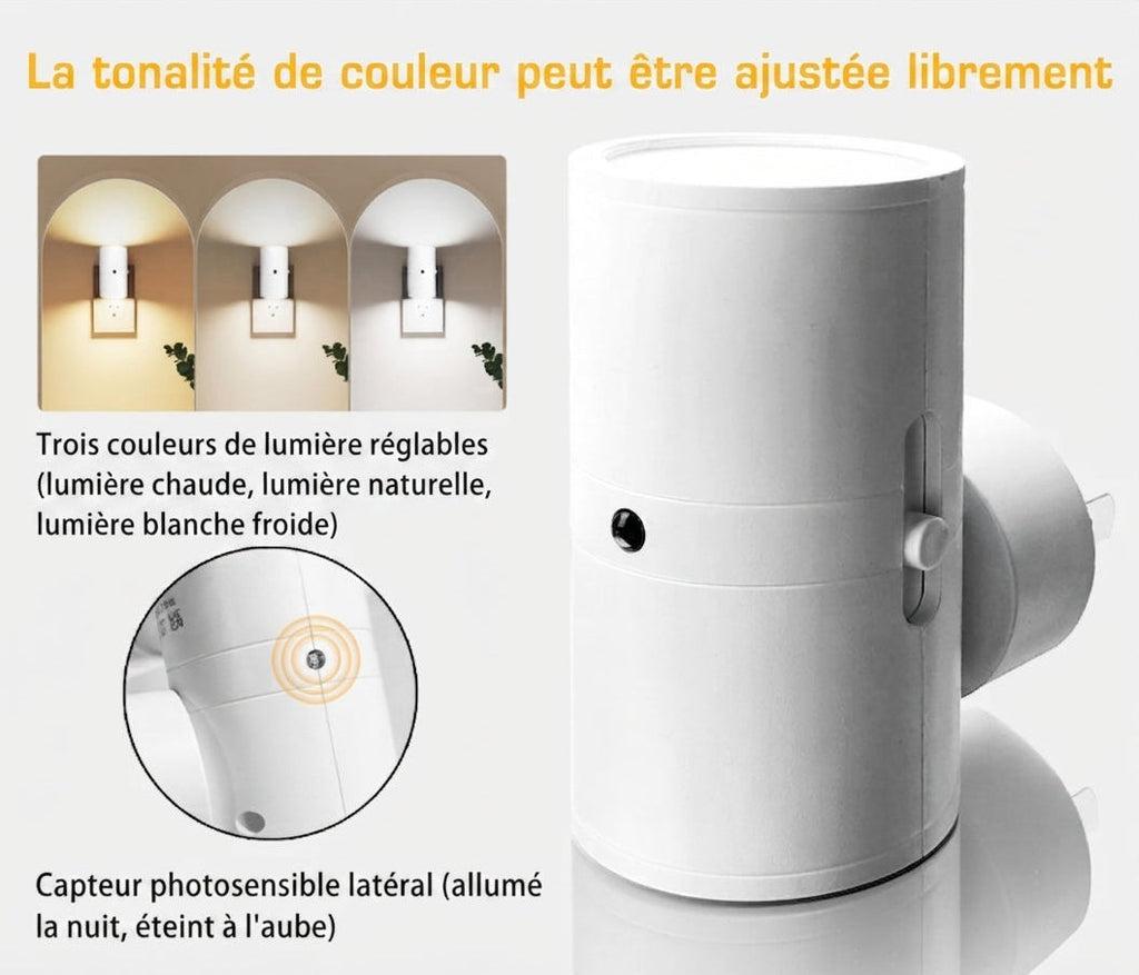 Aléora | Lampe de chevet à intensité variable