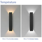 Applique Murale LED Extérieure IP65  Haut / Bas