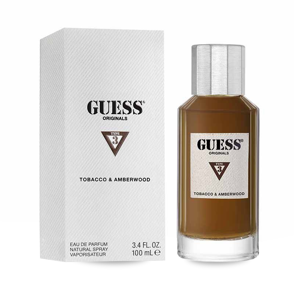 Guess Originals Type 3 Tobacco & Amber Wood - parfum authentique