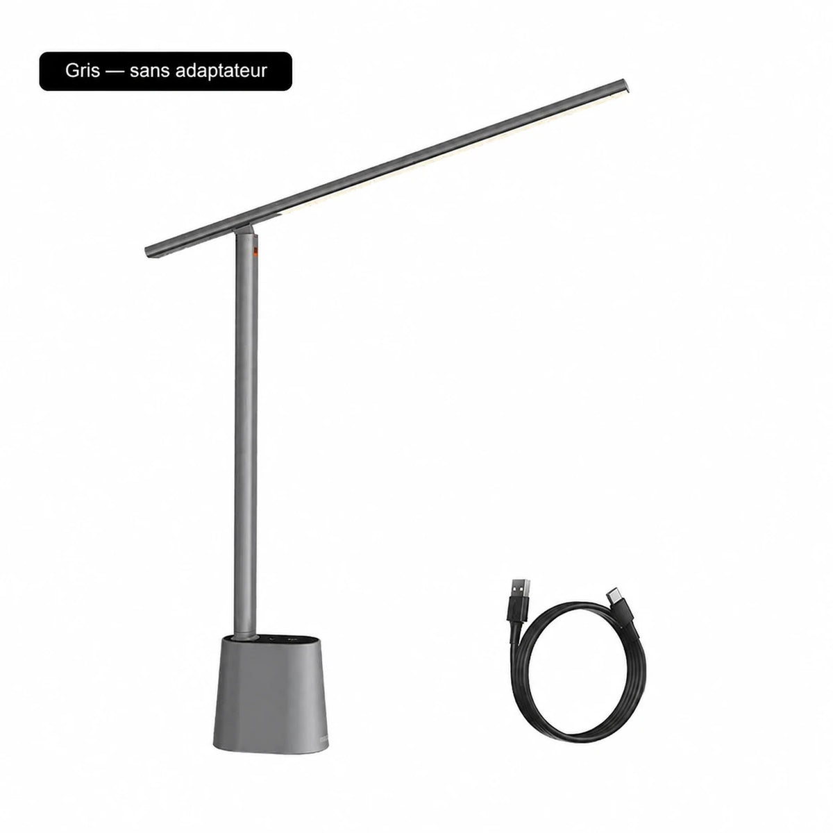 Axis — modèle gris avec câble USB, sans adaptateur secteur.