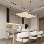 Suspension Japandi – Finition en Soie, Design Boho pour Salon ou Salle à Manger avec Hauteur Réglable