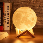 Lampe de Nuit LED Lunaire cadeau noel blanc chaud