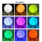Lampe de Nuit LED Lunaire 