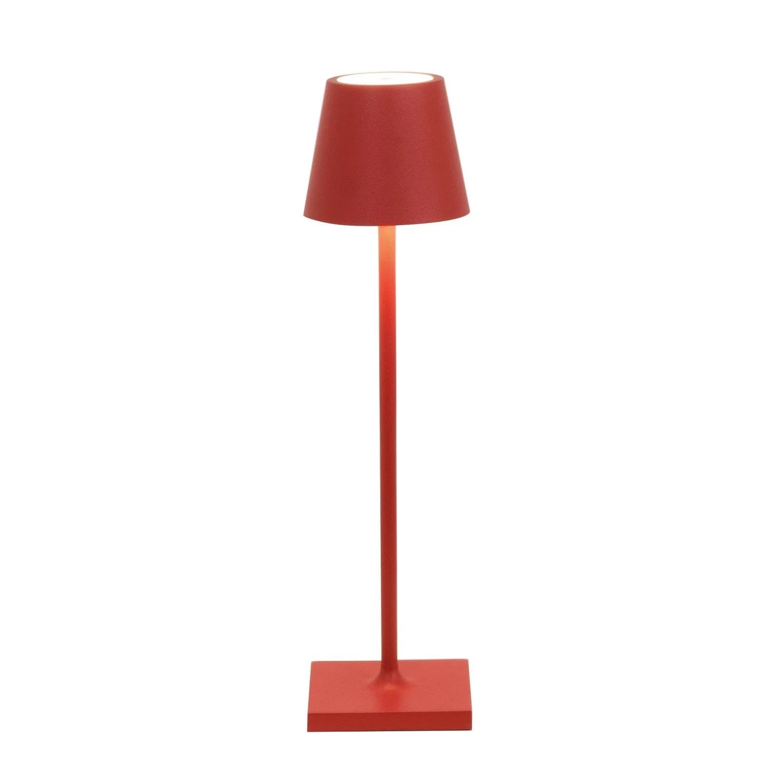 Luminelle | Lampe LED Sans Fil Rechargeable Rouge