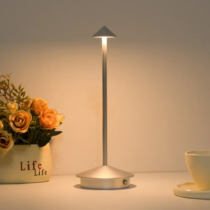 AmbiLume | Lampe de table LED tactile rechargeable