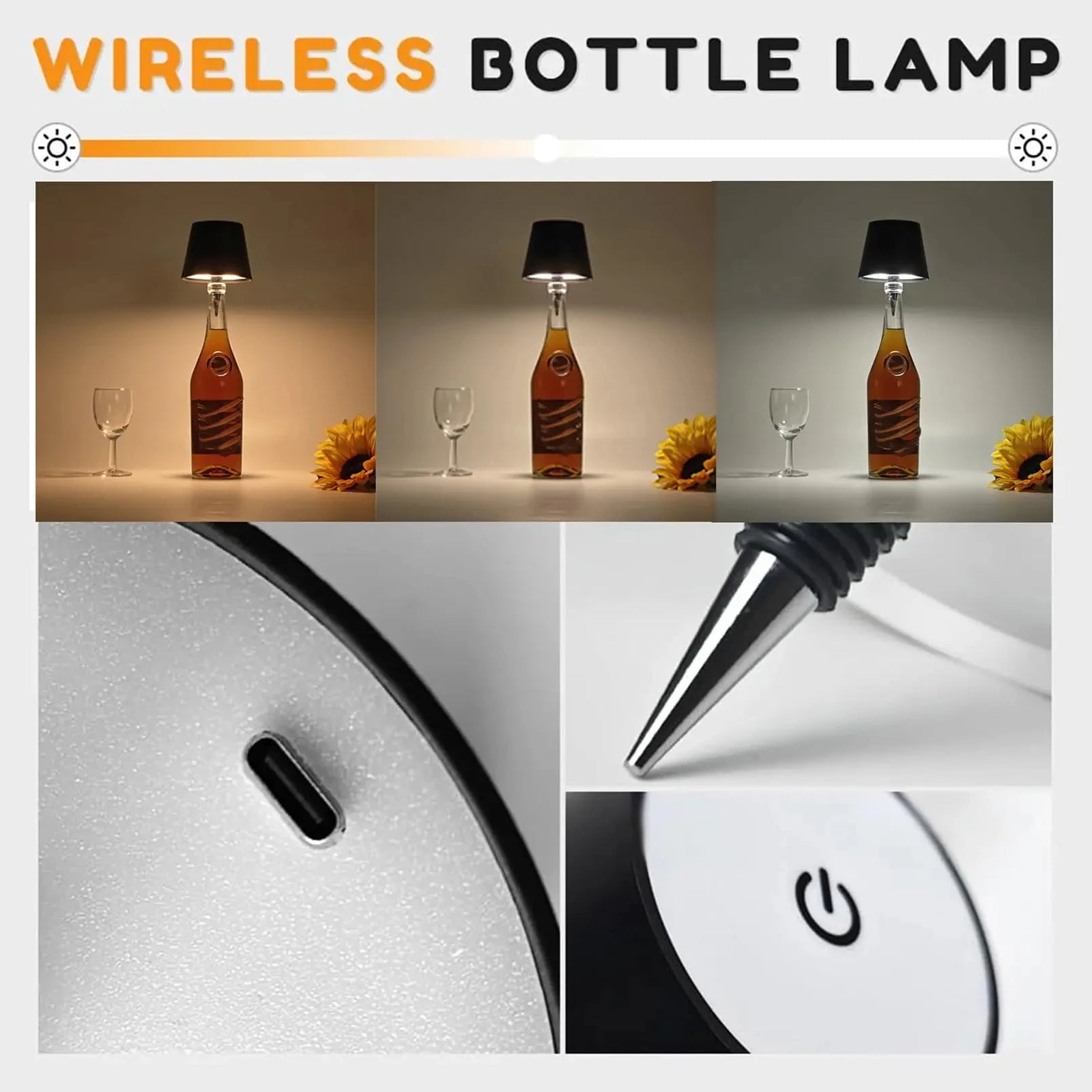 Vinea | Lampe nomade pour bouteille