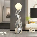 Lampe sculpturale à globe — 82 cm
