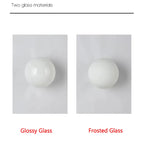 Nacra | Applique murale boule en verre