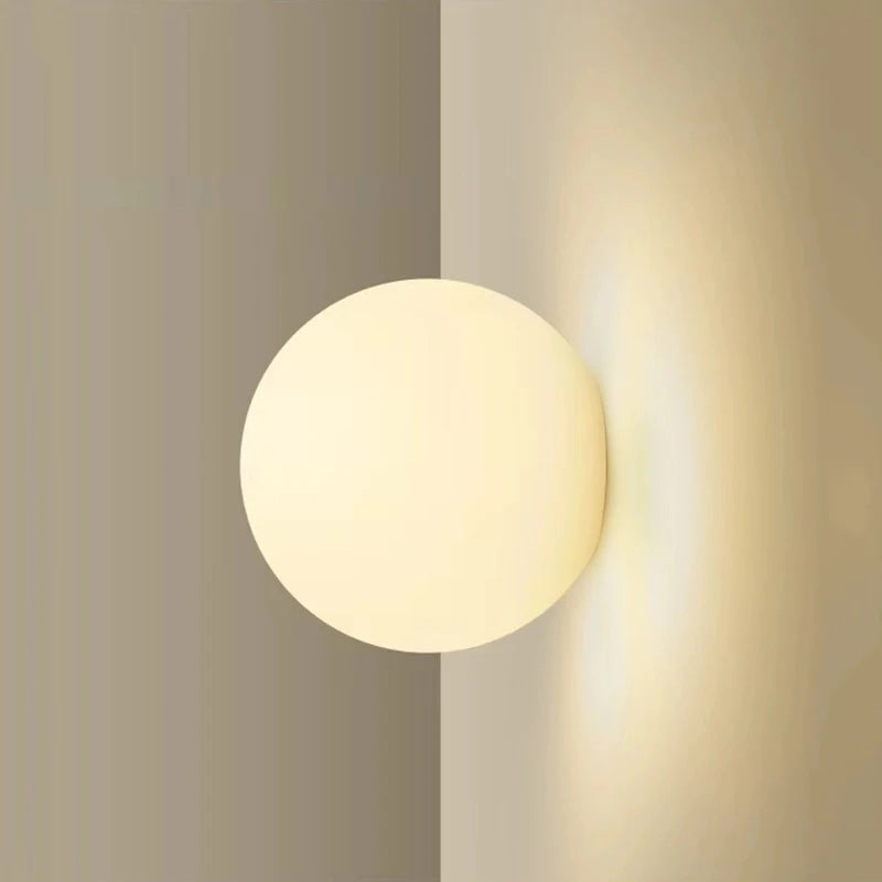Nacra | Applique murale boule en verre
