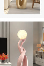 Lampe sculpturale à globe — 82 cm