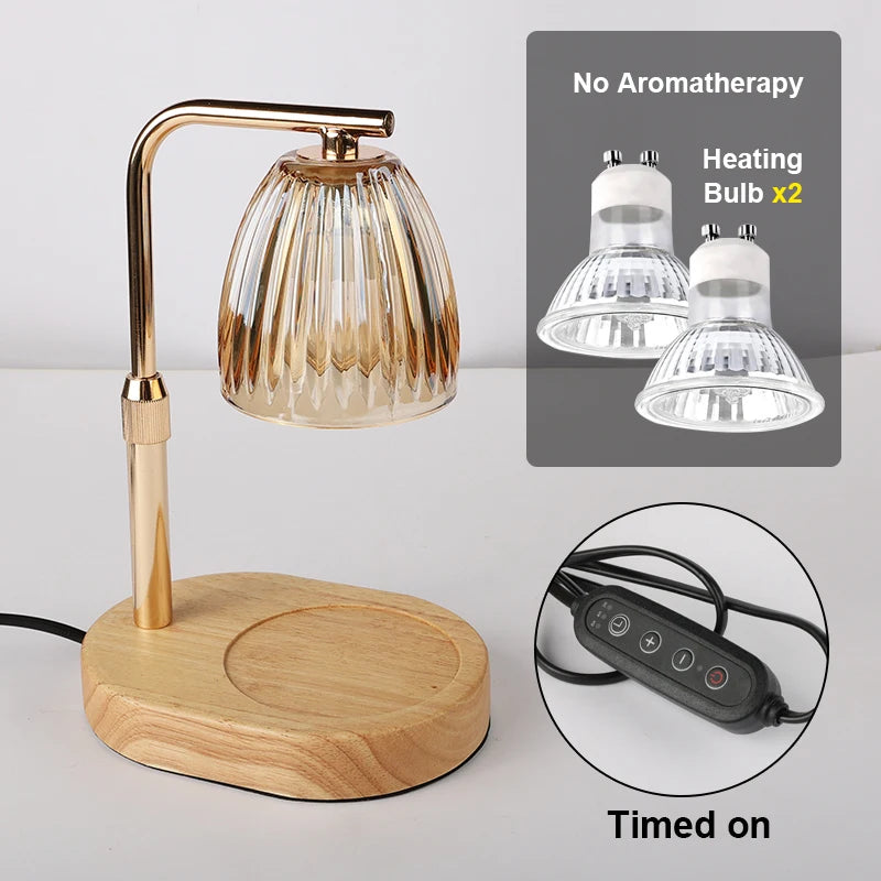 Élégance | Lampe chauffe-bougie avec minuterie