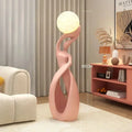 Lampe sculpturale à globe — 82 cm
