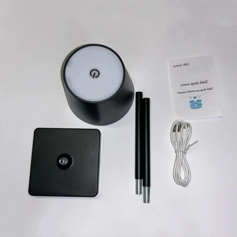 Vélia | Lampe de table tactile rechargeable