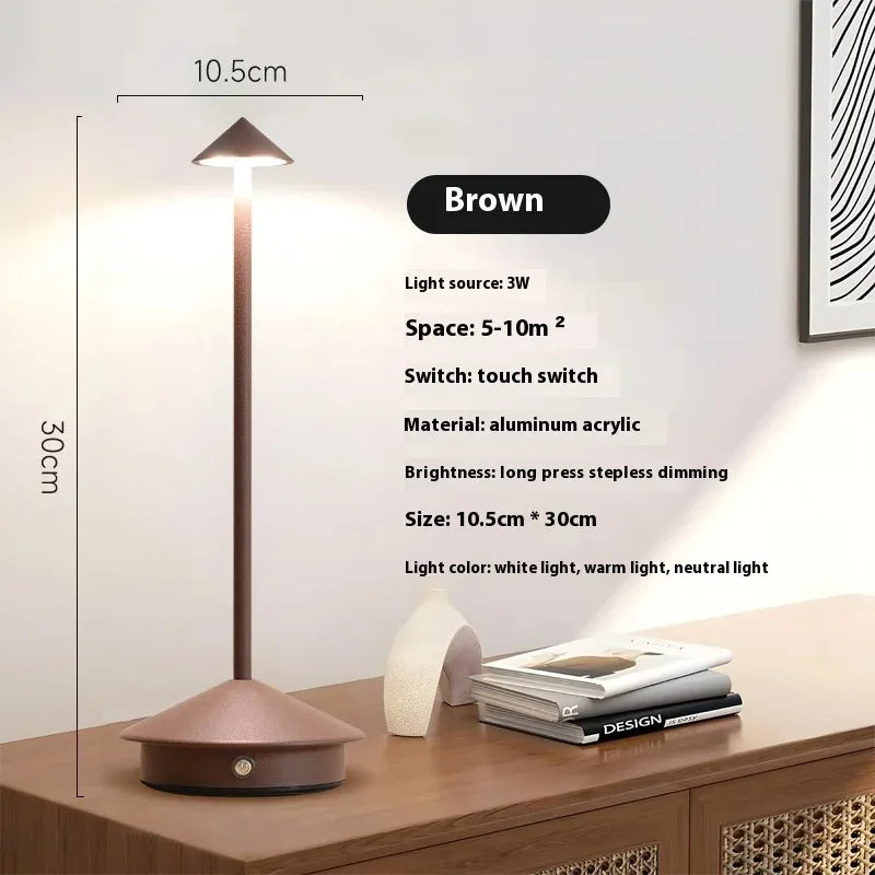 PinaLume | Lampe de table tactile rechargeable