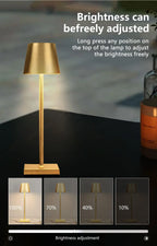 Néora | Lampe de bureau LED rechargeable