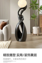 Lampe sculpturale à globe — 82 cm