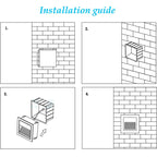 Éclat Passage | Applique murale à détecteur IP65