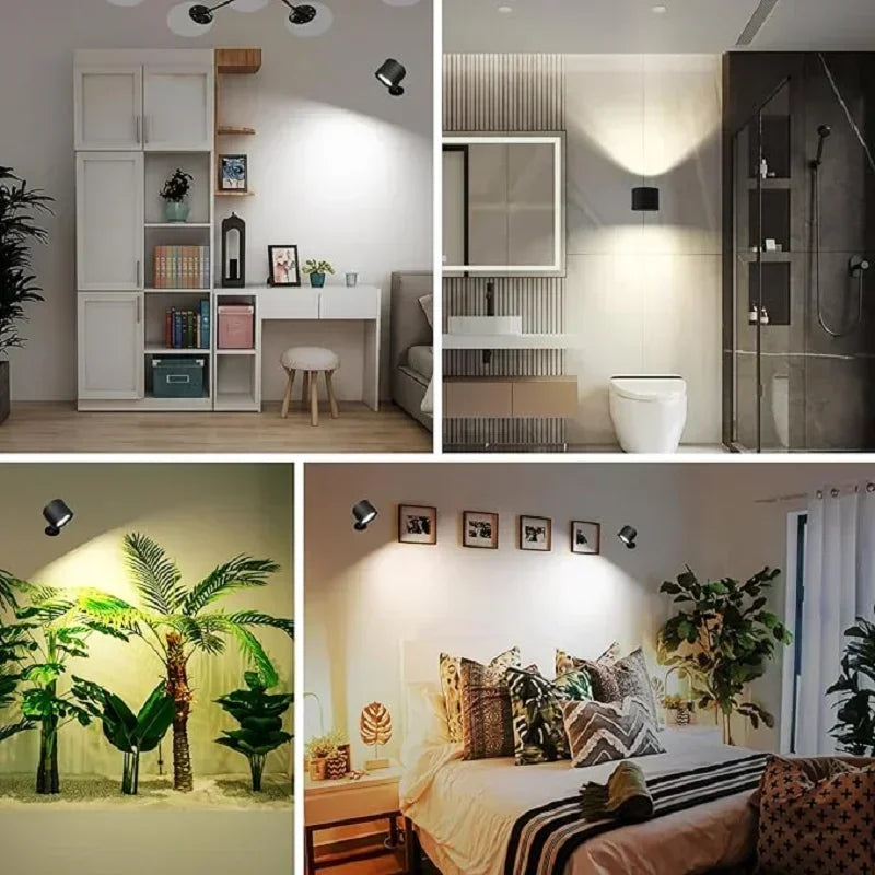DuoMagnéa | Spot mural LED magnétique orientable