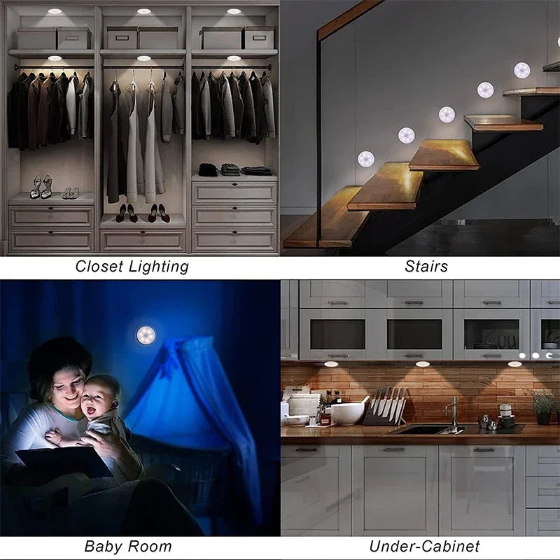 Clairis | Veilleuses LED rechargeables à détection