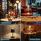 Vélia | Lampe de table tactile rechargeable
