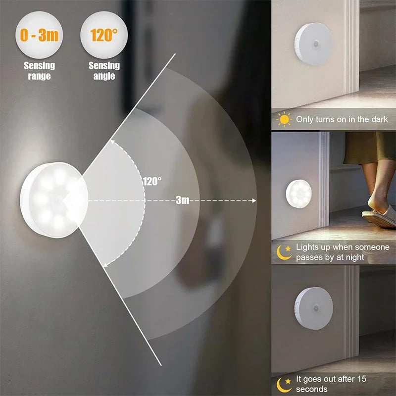 Clairis | Veilleuses LED rechargeables à détection