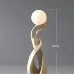 Lampe sculpturale à globe — 82 cm