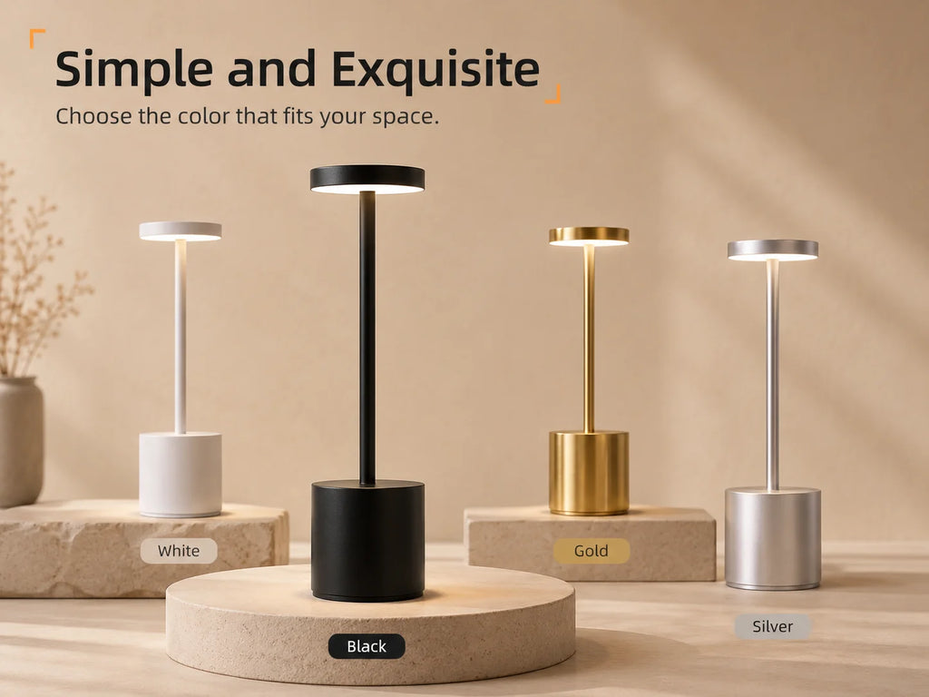 Nolya | Lampe de table tactile rechargeable