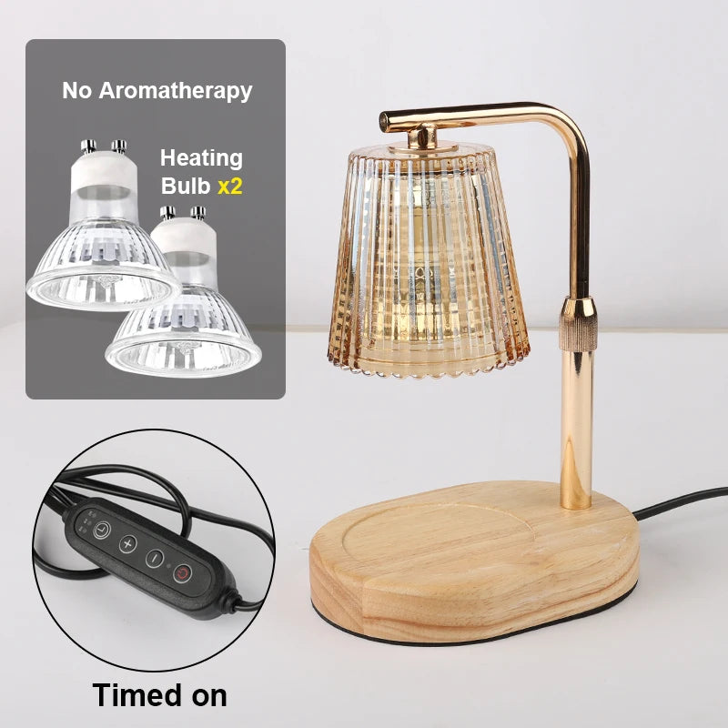 Élégance | Lampe chauffe-bougie avec minuterie