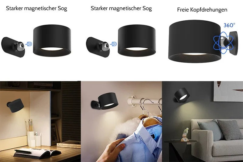Orbis | Applique LED magnétique orientable