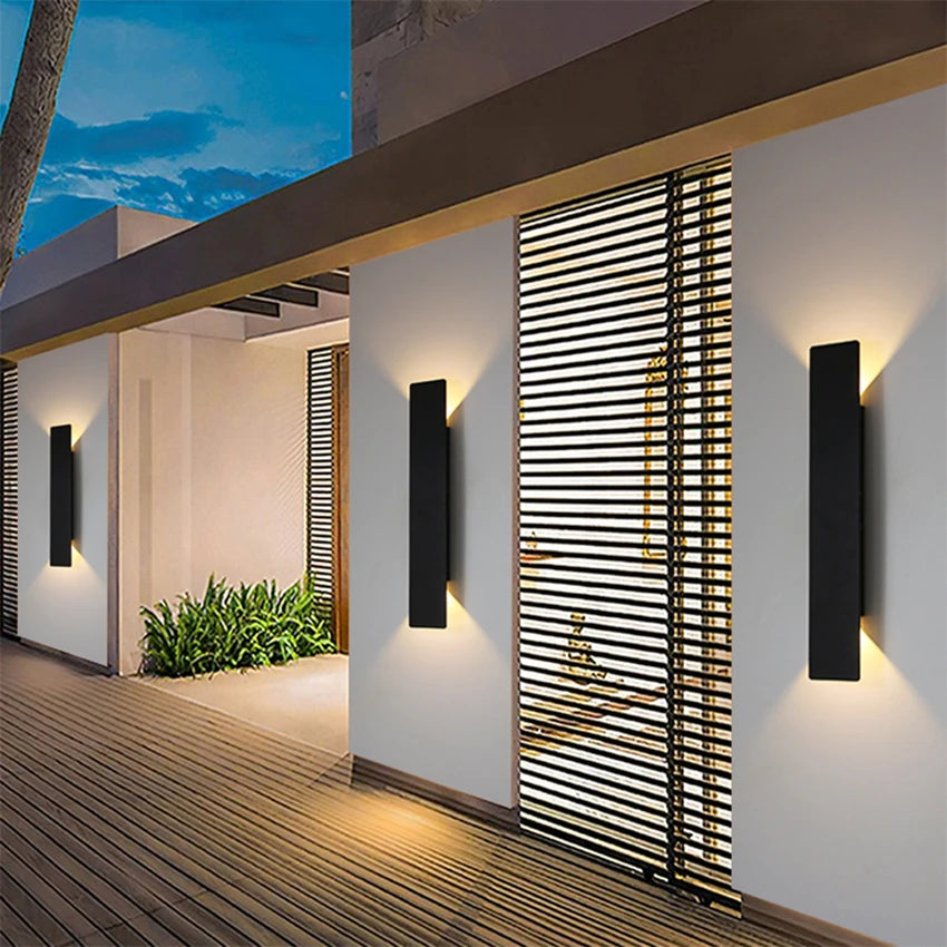 Auralis | Applique murale extérieure LED haut et bas