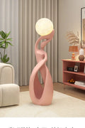 Lampe sculpturale à globe — 82 cm
