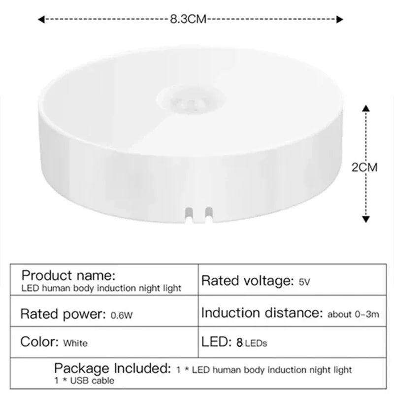 Clairis | Veilleuses LED rechargeables à détection