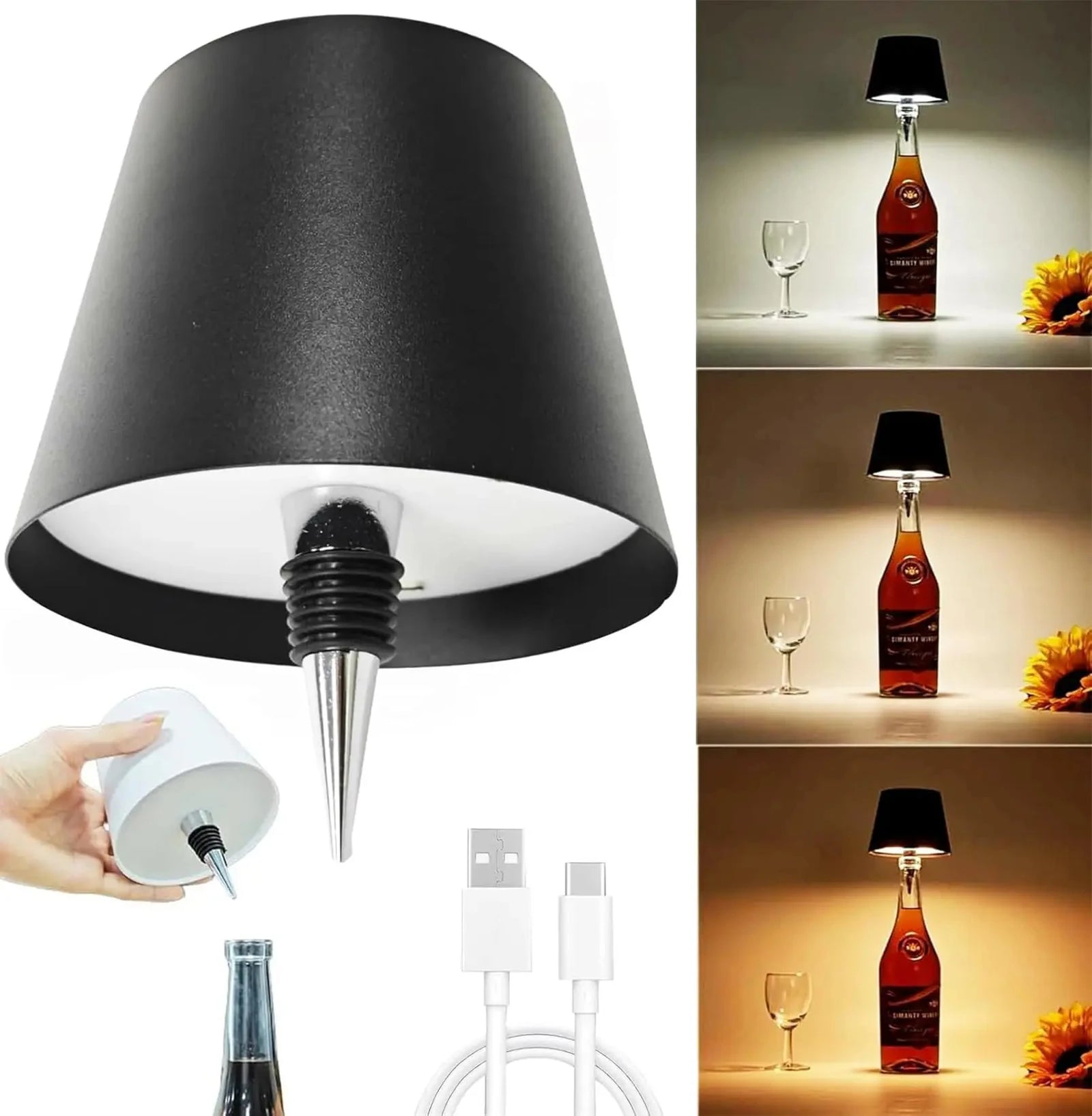 Vinea | Lampe nomade pour bouteille