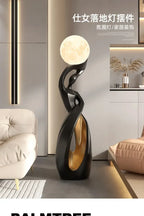 Lampe sculpturale à globe — 82 cm