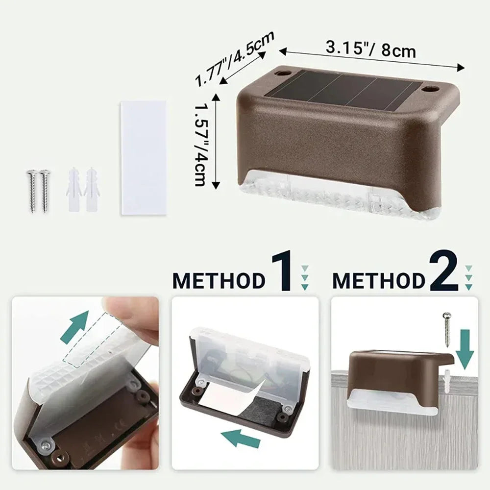 Solaire Bordure | Lampes solaires pour terrasse et escalier