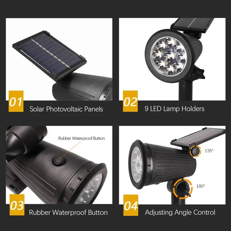 Soléane | Spots solaires extérieurs