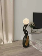 Lampe sculpturale à globe — 82 cm