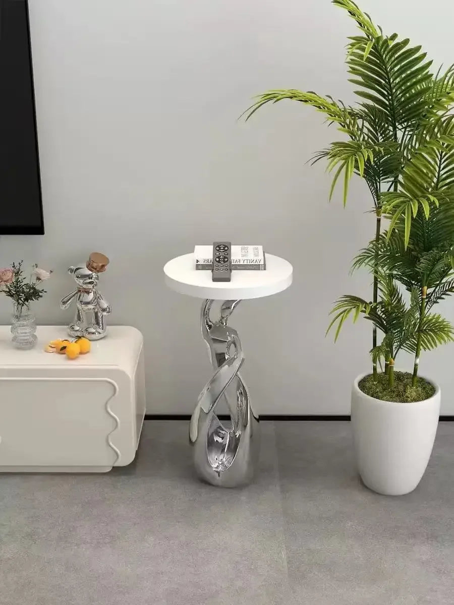 Lampe sculpturale à globe — 82 cm