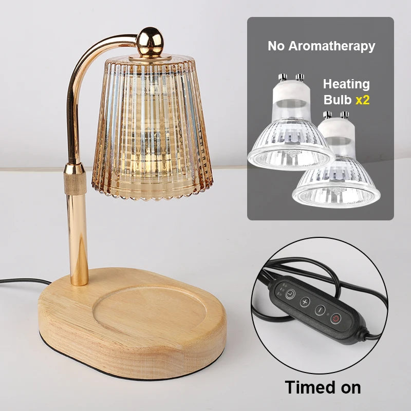 Élégance | Lampe chauffe-bougie avec minuterie