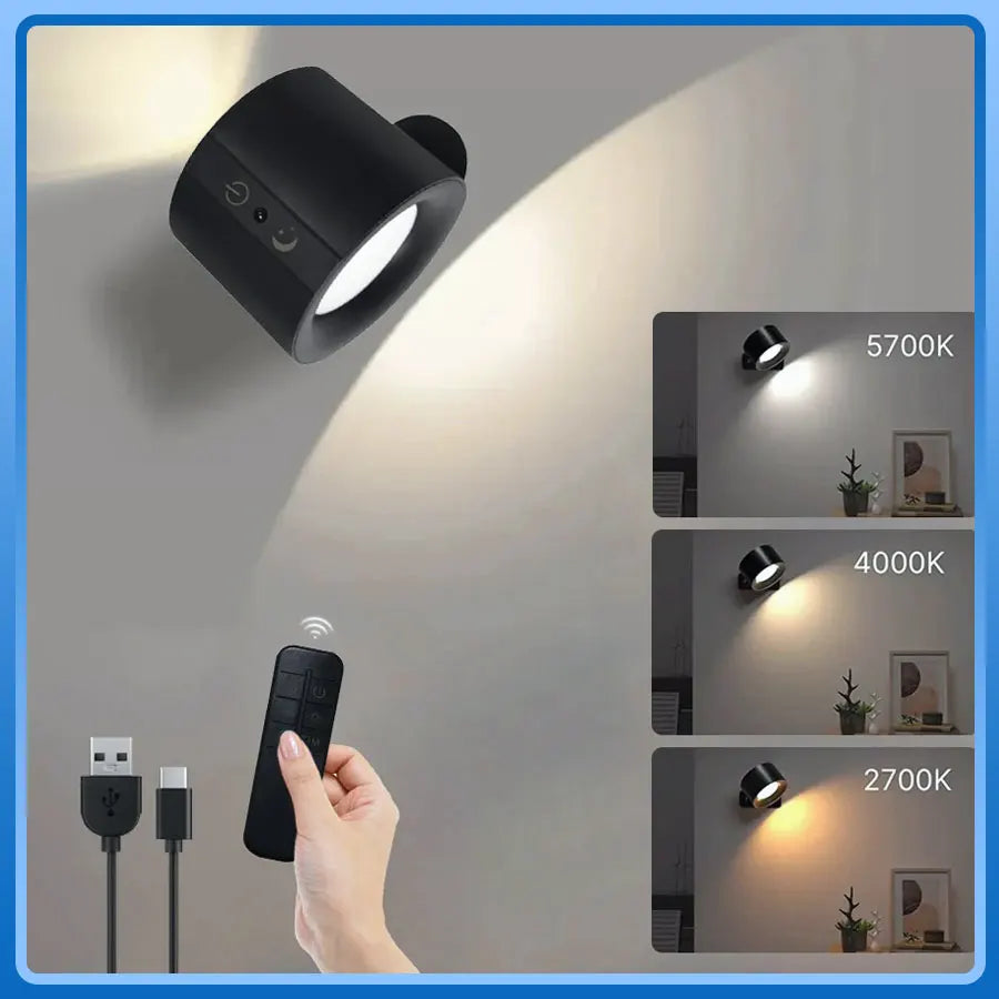 DuoMagnéa | Spot mural LED magnétique orientable - détail