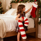 Cadeau Noël — Coussin peluche sucre d’orge