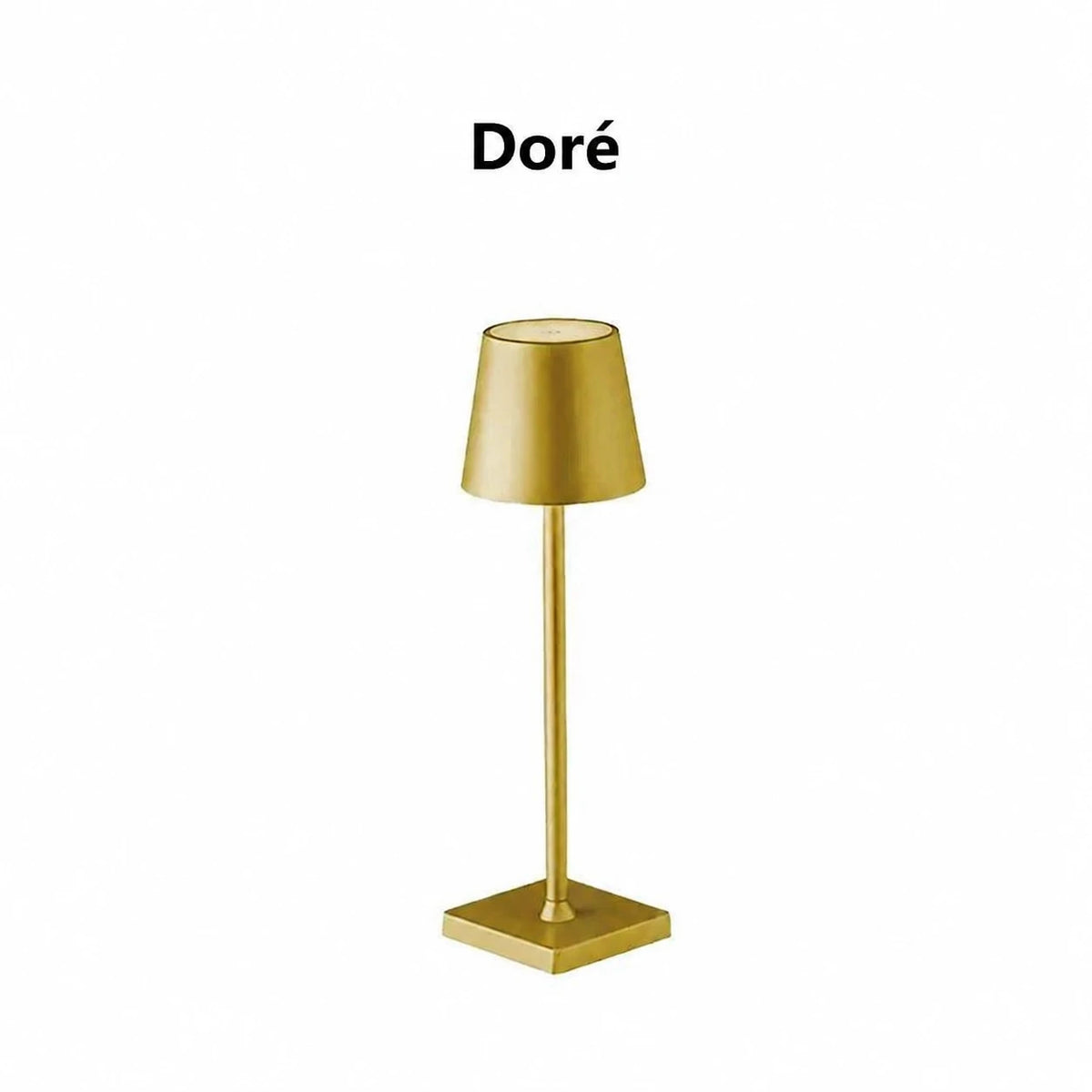 Néora — coloris doré sur fond blanc.